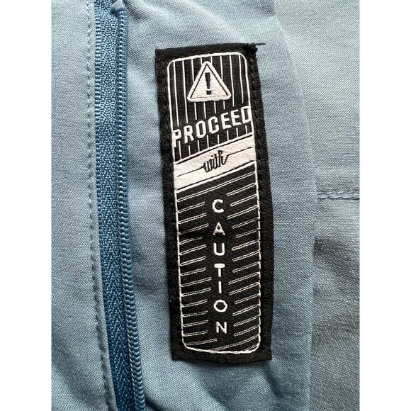 Travis Mathew Men's 32 Proceed with Caution Shorts Blue 11" Inseam Golf Stretch - Picture 4 of 11